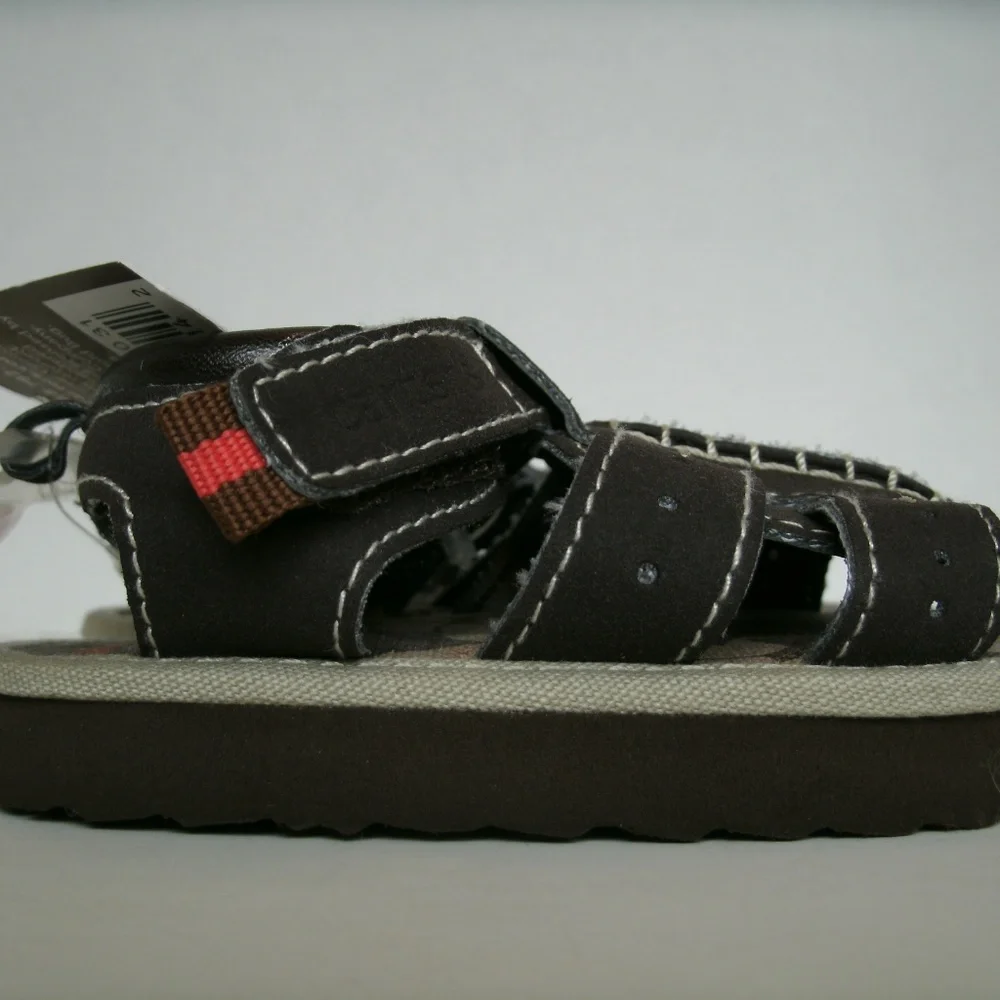 Carter's Boys Sandals Brown Fisherman Size 3 6-9 Months Infant Baby New